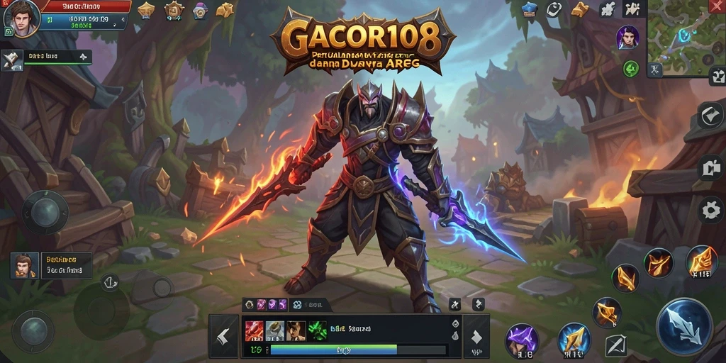 Tampilan gameplay GACOR108 yang mendebarkan dan spektakuler.