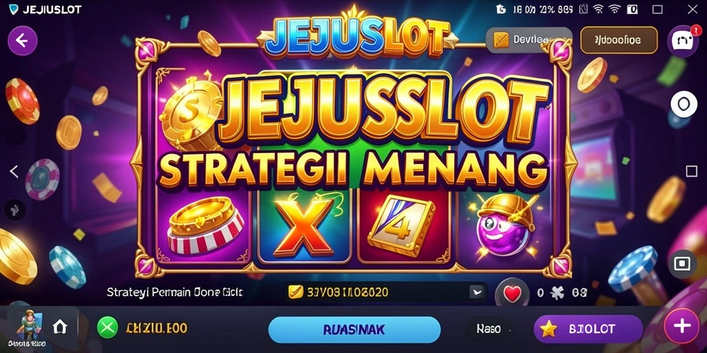 Tampilan gameplay strategis yang menarik di JEJUSLOT.