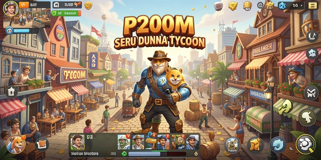 Tampilan menakjubkan dari gameplay P200M yang penuh strategi.