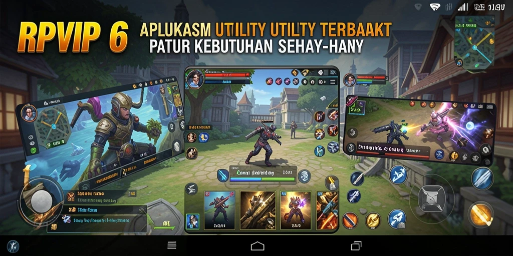 Tampilan aplikasi RPVIP6 yang intuitif dan modern.