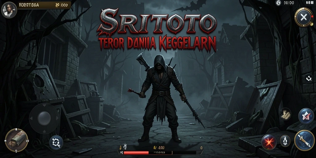 Screenshot gameplay <strong>SRITOTO</strong> menampilkan suasana mencekam yang memikat.